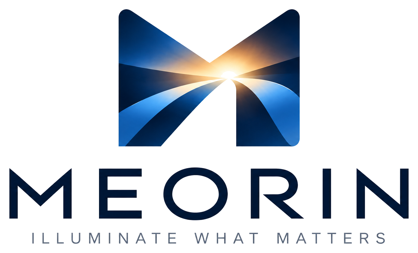 Meorin. Illuminate what matters.